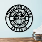 Edmonton Oilers Metal Sign Custom Nhl 1