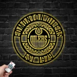 Edmonton Oilers Metal Sign Custom Nhl 1