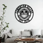 Edmonton Oilers Metal Sign Custom Nhl 1