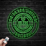 Edmonton Oilers Metal Sign Custom Nhl 1
