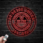 Edmonton Oilers Metal Sign Custom Nhl 1