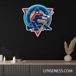 Edmonton Oilers Neon Sign Hockey Stick Star 1