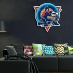 Edmonton Oilers Neon Sign Hockey Stick Star 1