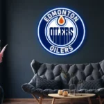 Edmonton Oilers Neon Sign Nhl 1