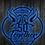 Family Love Metal Sign 50th Anniversary Gift 1