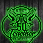 Family Love Metal Sign 50th Anniversary Gift 1