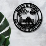 Family Love Metal Sign Artistic 50th Anniversary 1