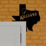 Family Love Metal Sign Killian8217s Texas State Map 1