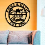 Family Love Metal Sign Personalized 50th Anniversary Lover Name 1