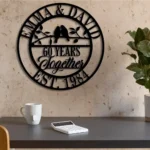 Family Love Metal Sign Personalized 60th Anniversary Lover Name 1