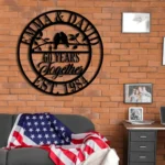 Family Love Metal Sign Personalized 60th Anniversary Lover Name 1