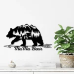 Family Love Metal Sign Personalized Bear 1