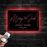 Family Love Metal Sign Personalized Couple Name 1