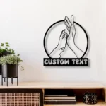 Family Love Metal Sign Personalized Dog 1