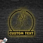 Family Love Metal Sign Personalized Dog 1