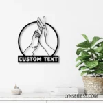 Family Love Metal Sign Personalized Dog 1