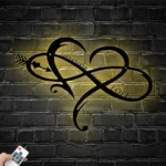 Family Love Metal Sign Personalized Name And Date 1