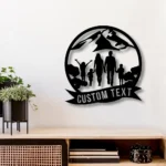 Family Love Metal Sign Personalized Parent And Child Family 1