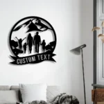 Family Love Metal Sign Personalized Parent And Child Family 1