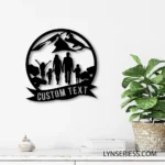 Family Love Metal Sign Personalized Parent And Child Family 1