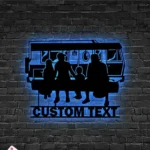 Family Love Metal Sign Personalized Travel Family 1