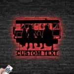 Family Love Metal Sign Personalized Travel Family 1