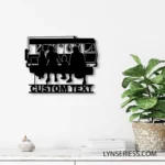 Family Love Metal Sign Personalized Travel Family 1