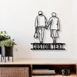 Family Love Metal Sign Stylish Grandparents 1