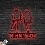 Family Love Metal Sign Stylish Grandparents 1