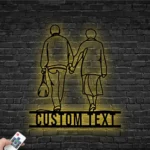 Family Love Metal Sign Stylish Grandparents 1