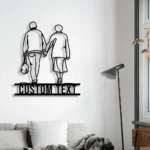Family Love Metal Sign Stylish Grandparents 1