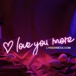 Family Love Neon Sign Love You More 1