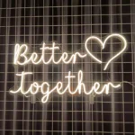 Family Love Neon Sign Personalized Better Together Led 1