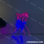 Family Love Neon Sign Personalized Hands 1