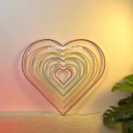 Family Love Neon Sign Rainbow Heart 1
