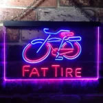 Fat Tire Neon Sign Pub Club Man Keller 1
