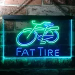 Fat Tire Neon Sign Pub Club Man Keller 1