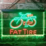 Fat Tire Neon Sign Pub Club Man Keller 1
