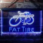 Fat Tire Neon Sign Pub Club Man Keller 1