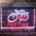 Fat Tire Neon Sign Pub Club Man Keller 1