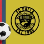 Fc Dallas Metal Sign Custom Mls 1