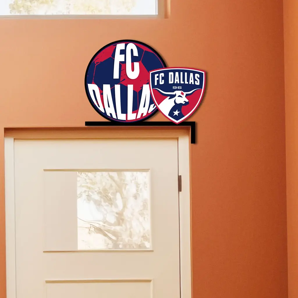 Fc Dallas Metal Sign Insignia 1
