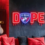 Fc Dallas Neon Sign Dripping Dope 1