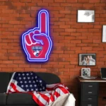 Fc Dallas Neon Sign Mls Foam Finger 1