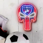 Fc Dallas Neon Sign The Punisher 1