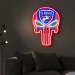 Fc Dallas Neon Sign The Punisher 1