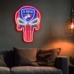 Fc Dallas Neon Sign The Punisher 1