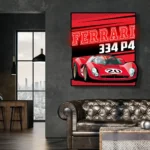 Ferrari Neon Sign 334 P4 Poster 1