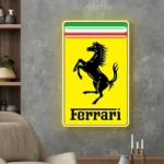 Ferrari Neon Sign Logo 1