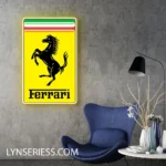 Ferrari Neon Sign Logo 1